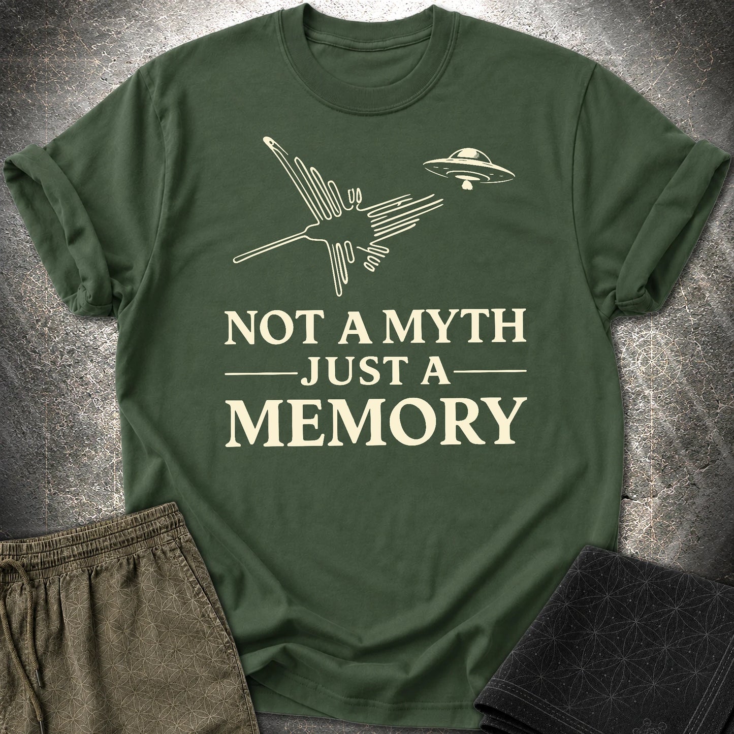 NOT MYTH JUST MEMORY - NOT MYTH JUST MEMORY T-Shirt - Forest Green
