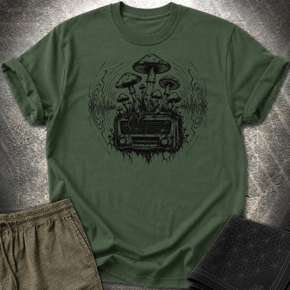 Mushroom Radio - Mushroom Radio T-Shirt - Forest Green