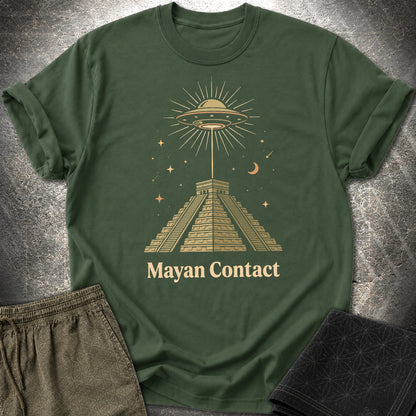Piramida Majów I UFO 2 - Piramida Majów I UFO 2 T-Shirt - Forest Green