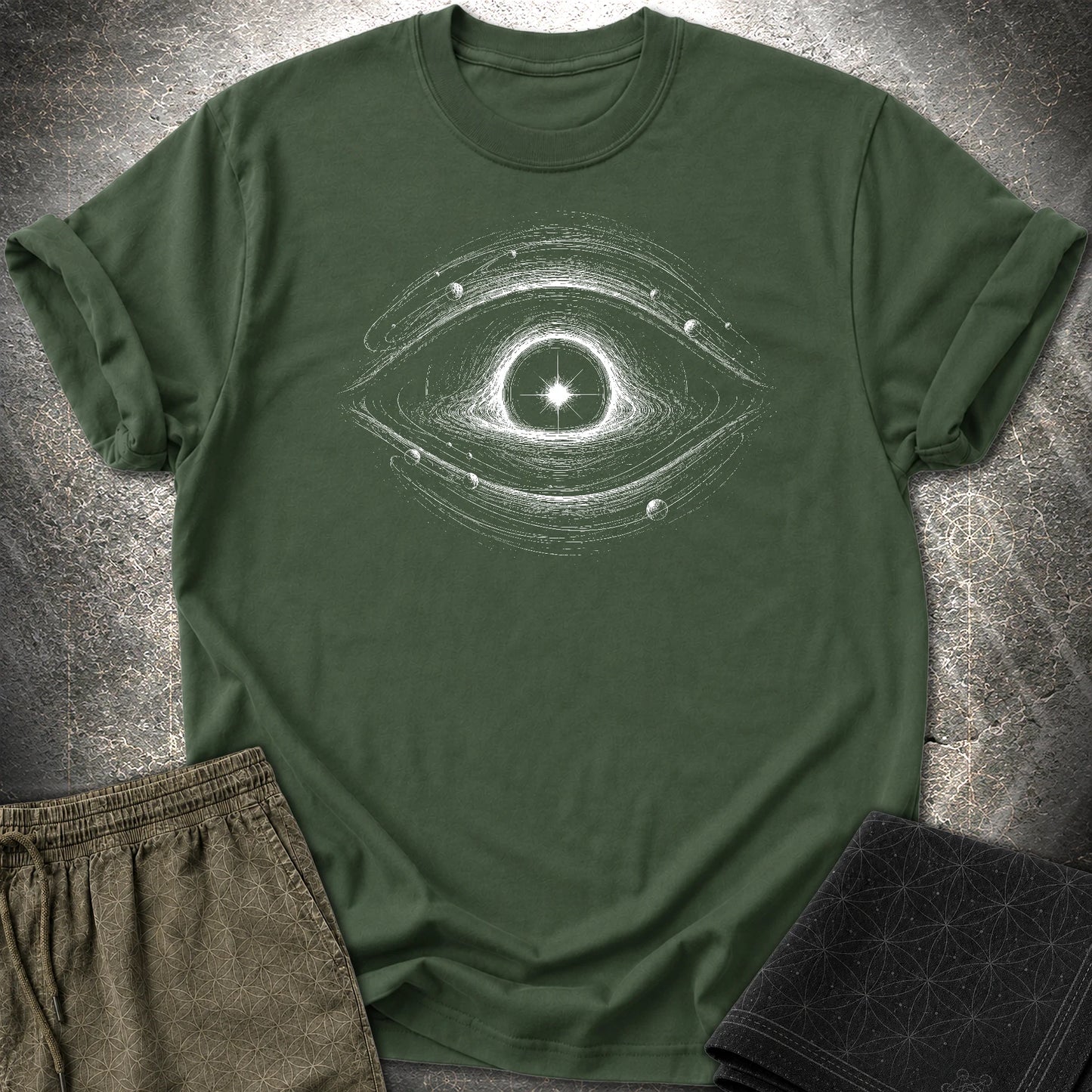 Eye Of The Void T-Shirt - Eye Of The Void T-Shirt - Forest Green