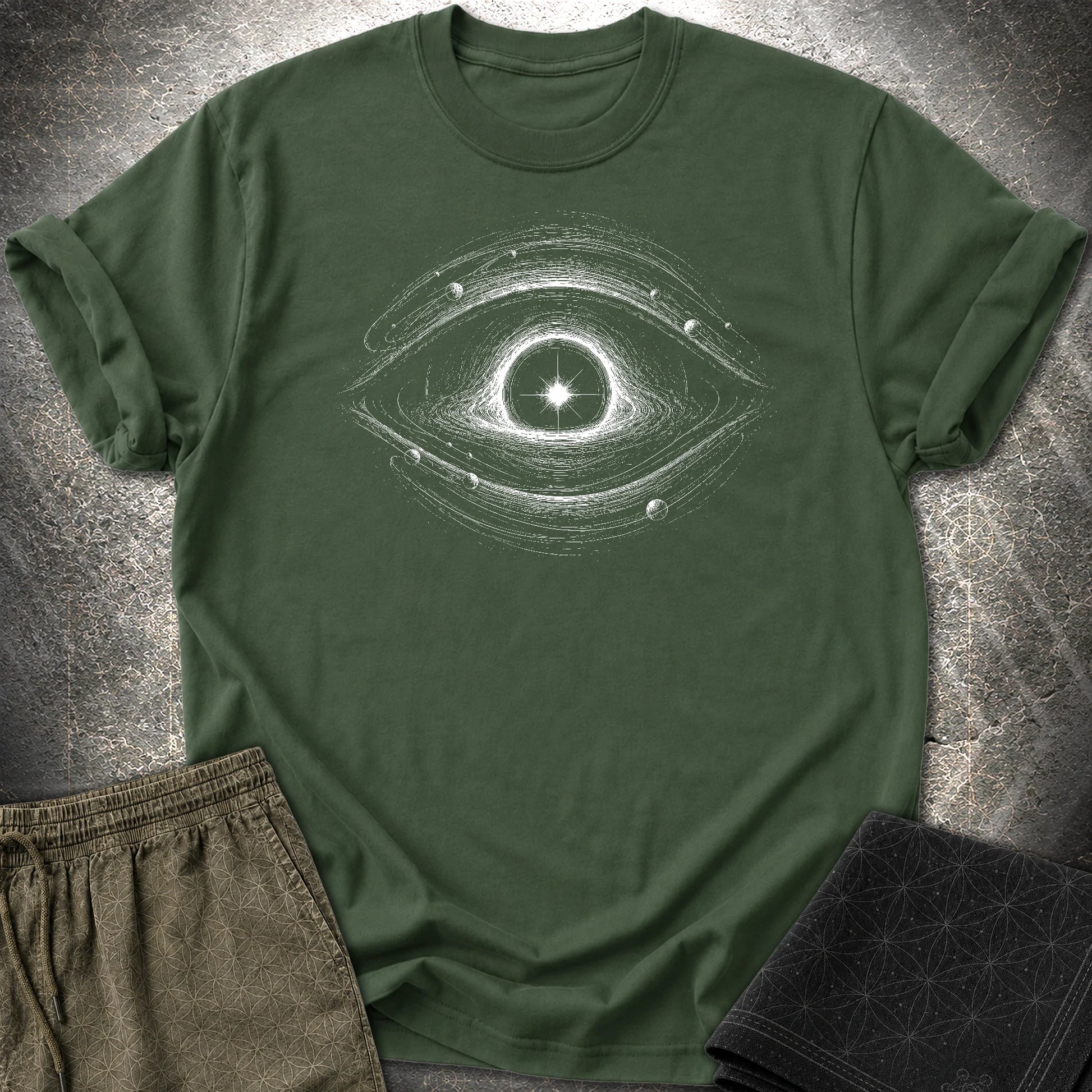 Eye Of The Void T-Shirt - Eye Of The Void T-Shirt - Forest Green