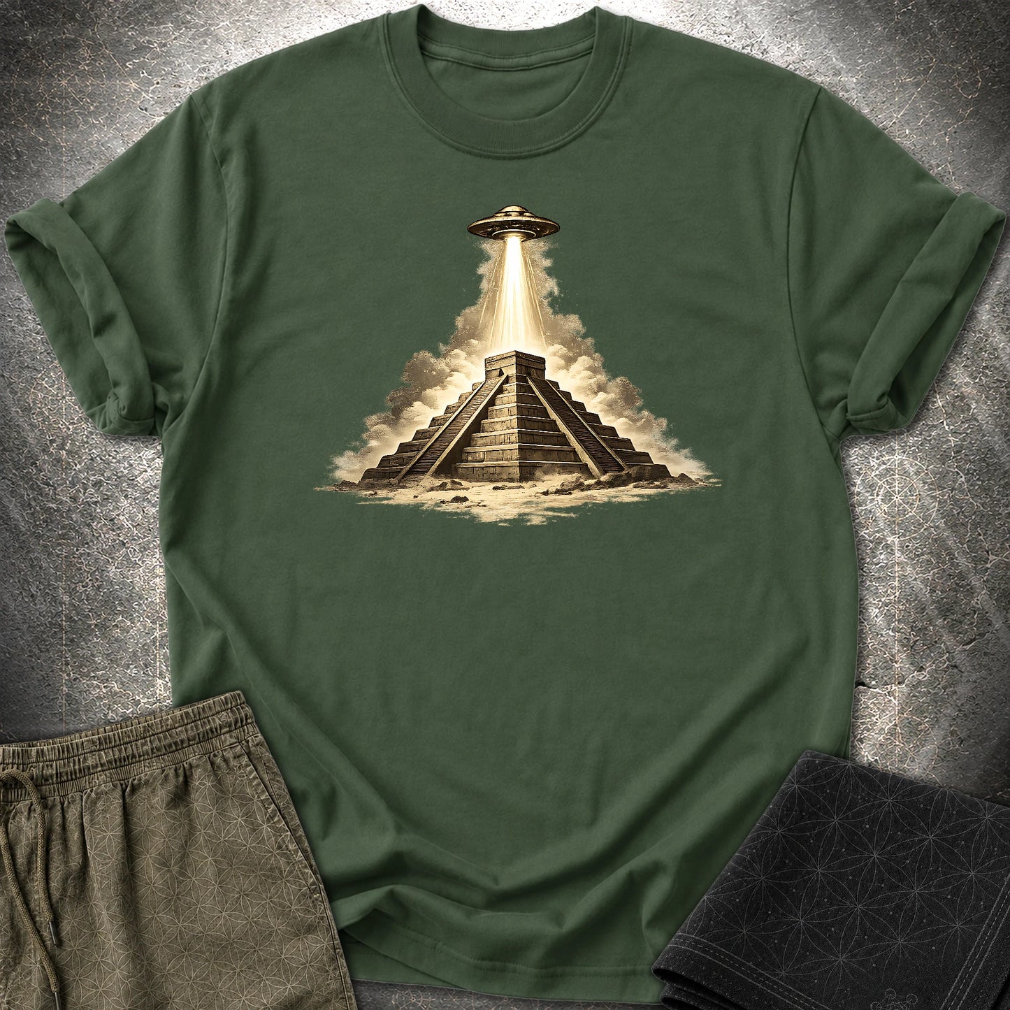 Piramida Majów - Piramida Majów T-Shirt - Forest Green
