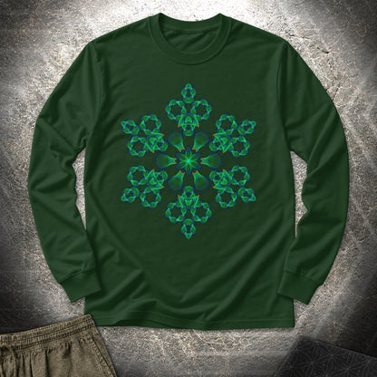 1 - 1 Long Sleeve Shirt - Forest Green