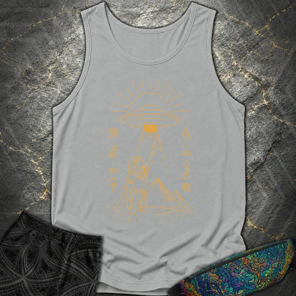 Pharaoh Reaching for the Sky Vessel - Pharaoh Reaching for the Sky Vessel Comfort Tank Top - Granite