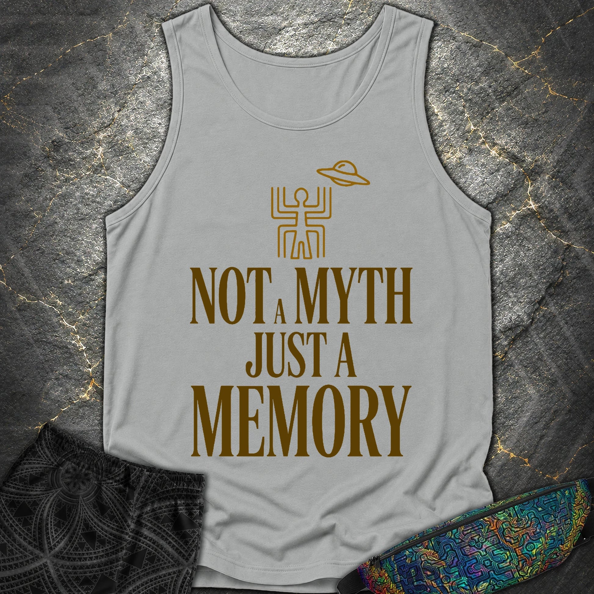 Not A Myth Ciemne - Not A Myth Ciemne Comfort Tank Top - Granite