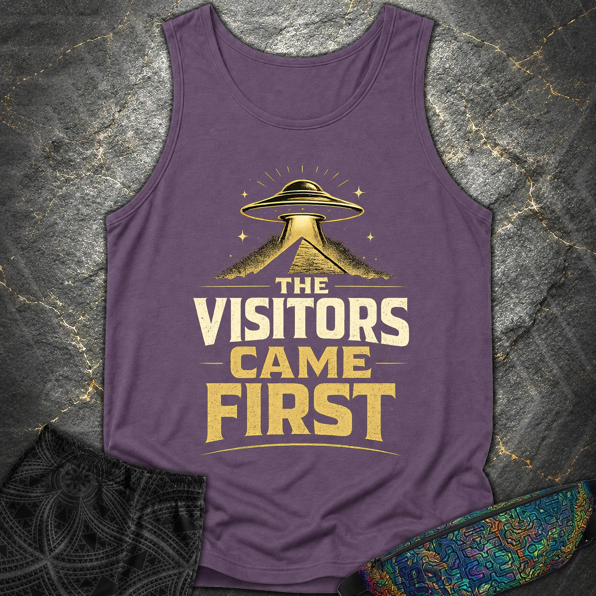The Visitors Come First - The Visitors Come First Comfort Tank Top - Grape