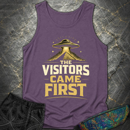 The Visitors Come First - The Visitors Come First Comfort Tank Top - Grape