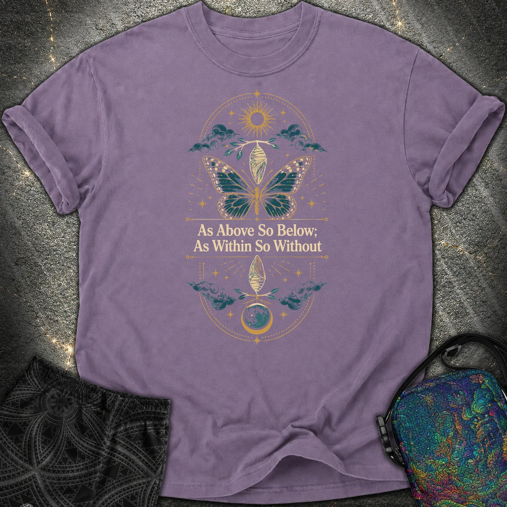 As Above So Below Transformation - As Above So Below Transformation Comfort T-Shirt - Grape