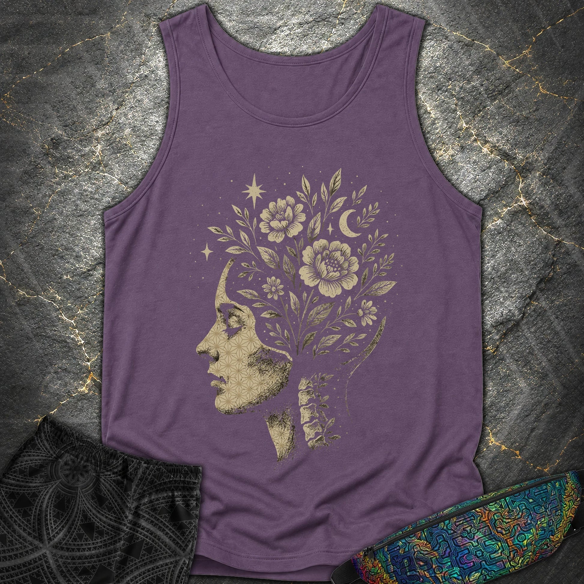 Inner Garden T-Shirt - Inner Garden Comfort Tank Top - Grape
