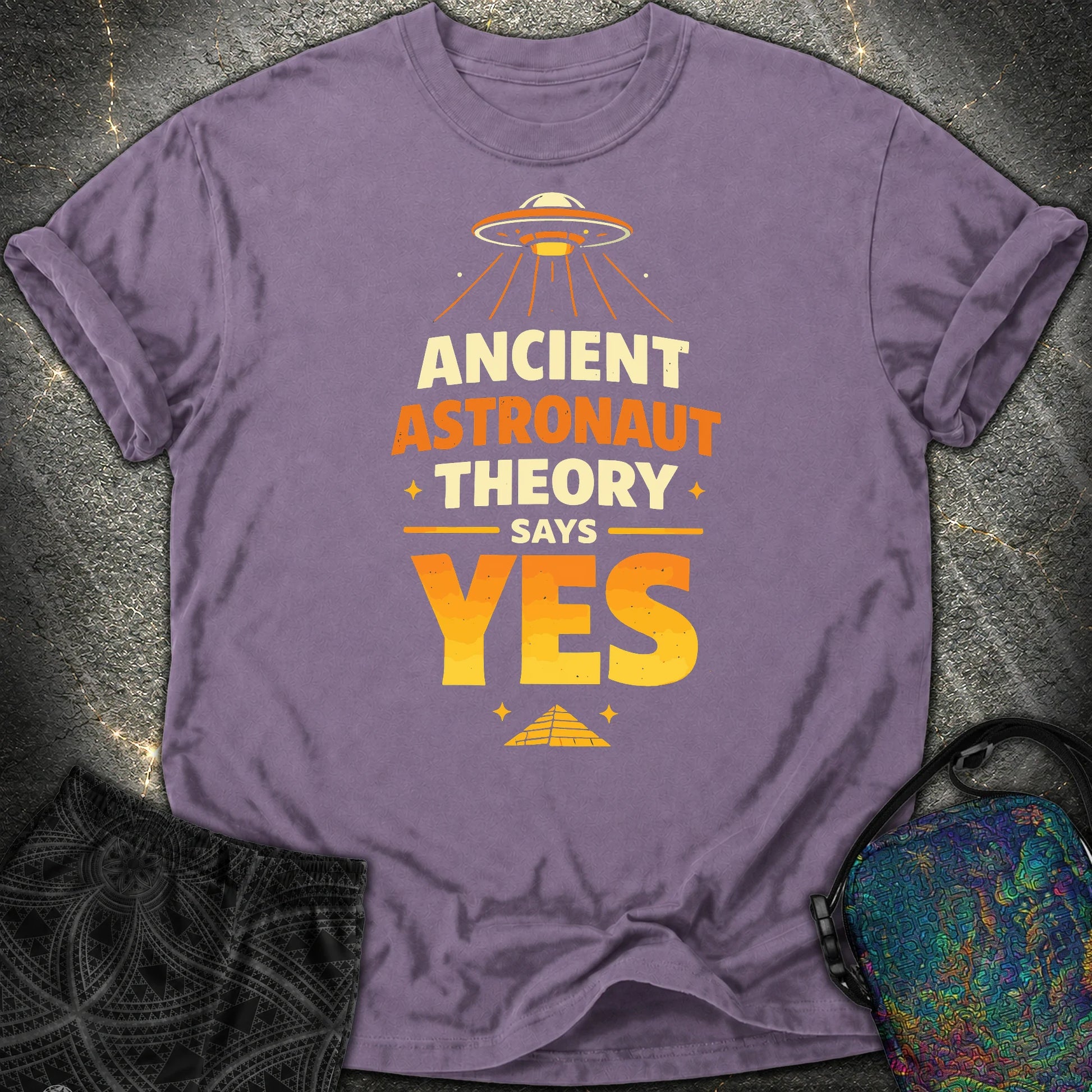 Ancient Theory - Ancient Theory Comfort T-Shirt - Grape