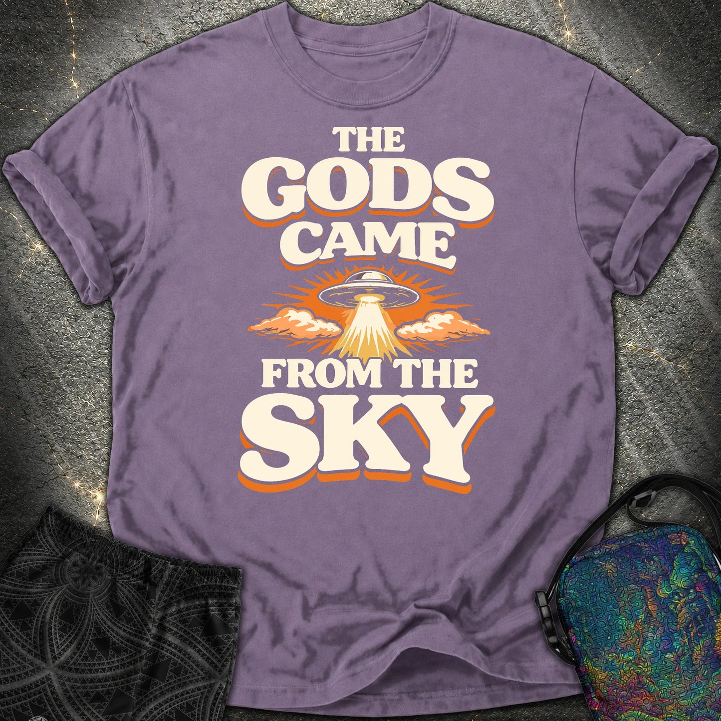The Gods Came From Sky - The Gods Came From Sky Comfort T-Shirt - Grape