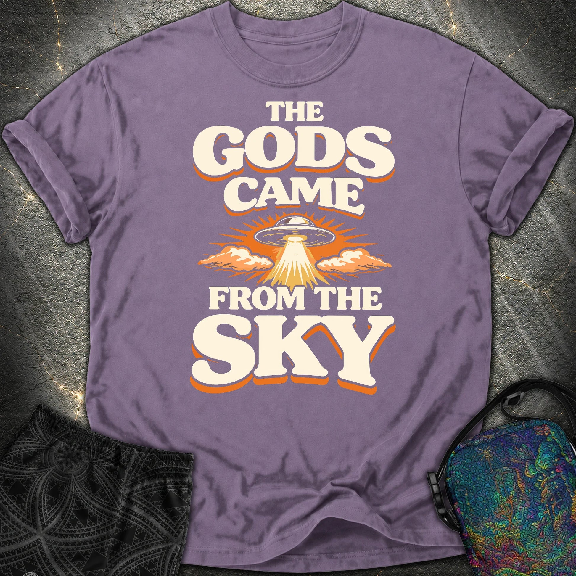 The Gods Came From Sky - The Gods Came From Sky Comfort T-Shirt - Grape