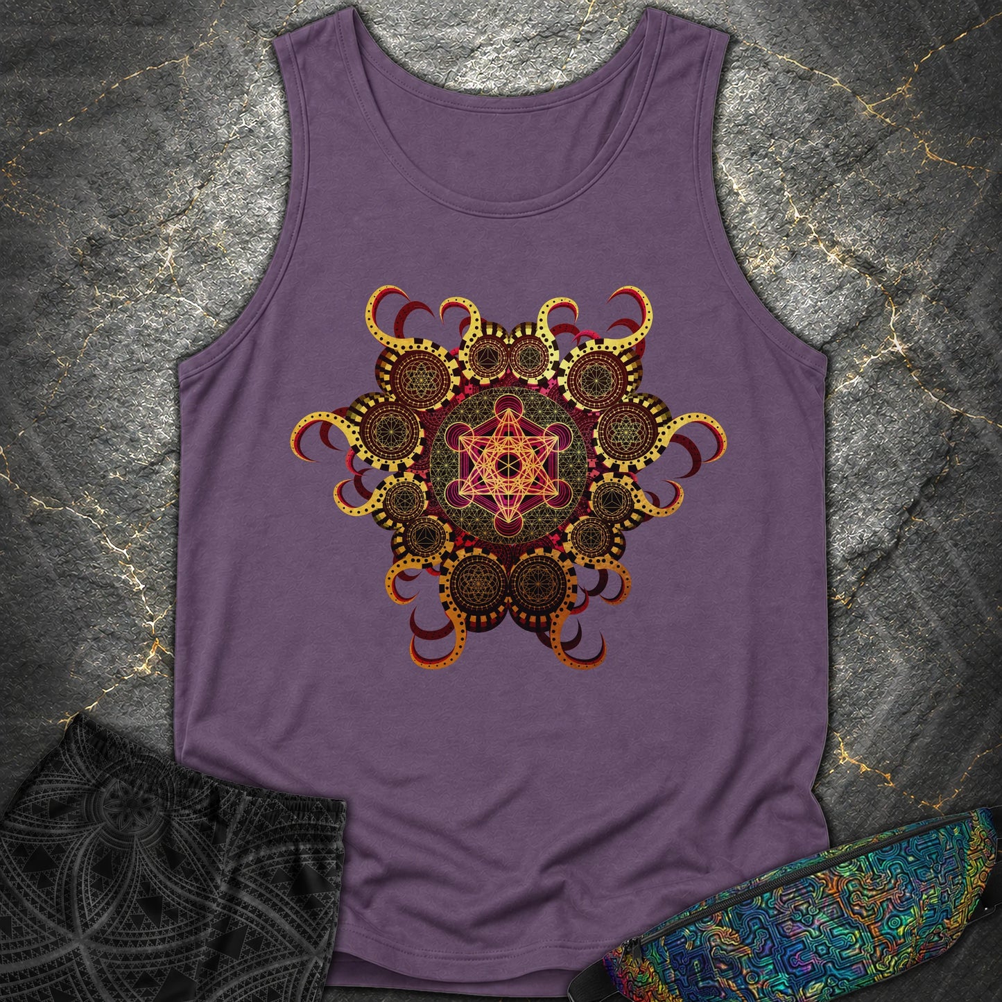 Organic Metatron - Organic Metatron Tank Top - Grape