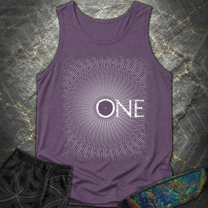 We Are All One Comfort Tank Top - We Are All One Comfort Tank Top - Grape
