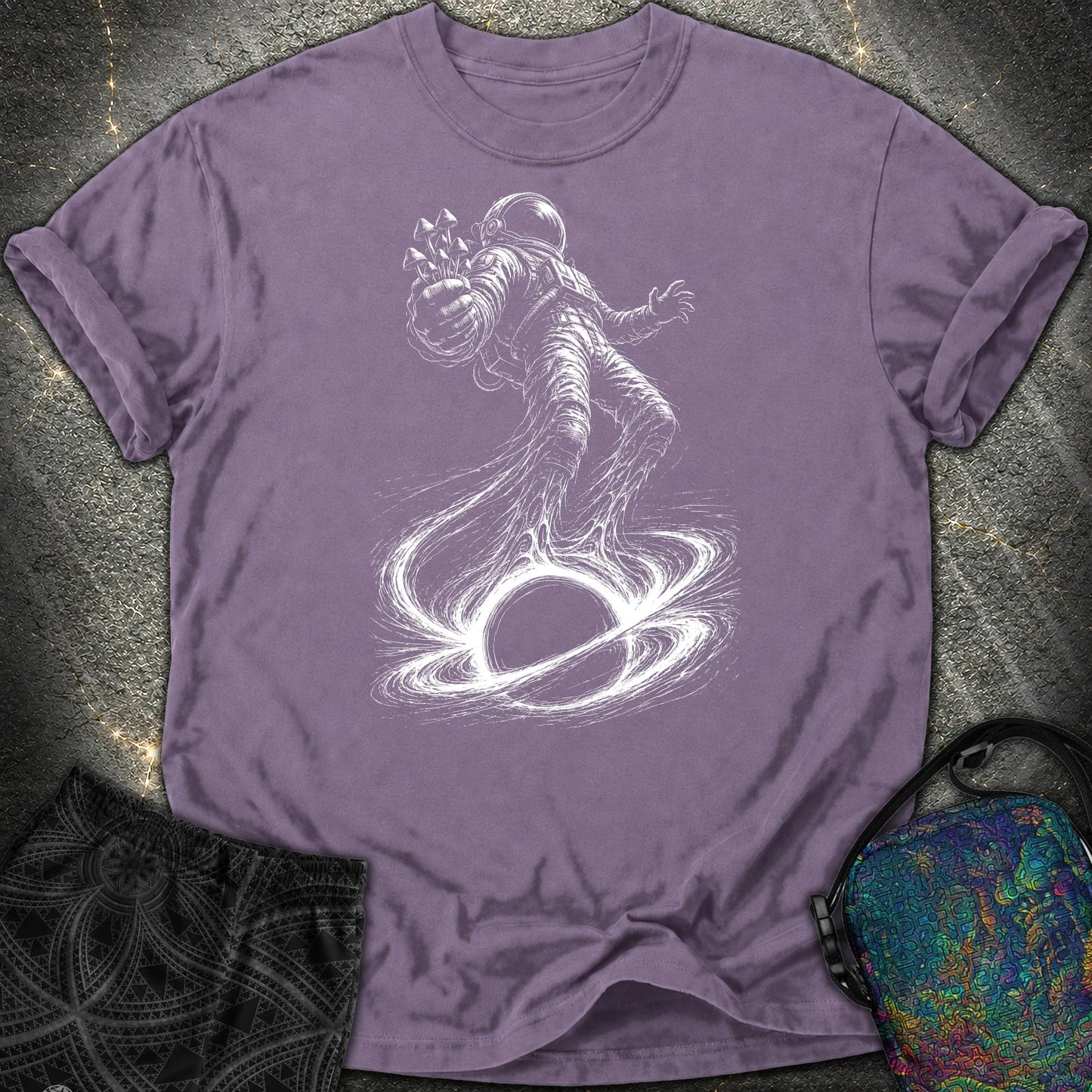 Into The Void Comfort T-Shirt - Into The Void Comfort T-Shirt - Grape