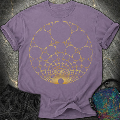 Apollonian Gasket T-Shirt - Apollonian Gasket Comfort T-Shirt - Grape
