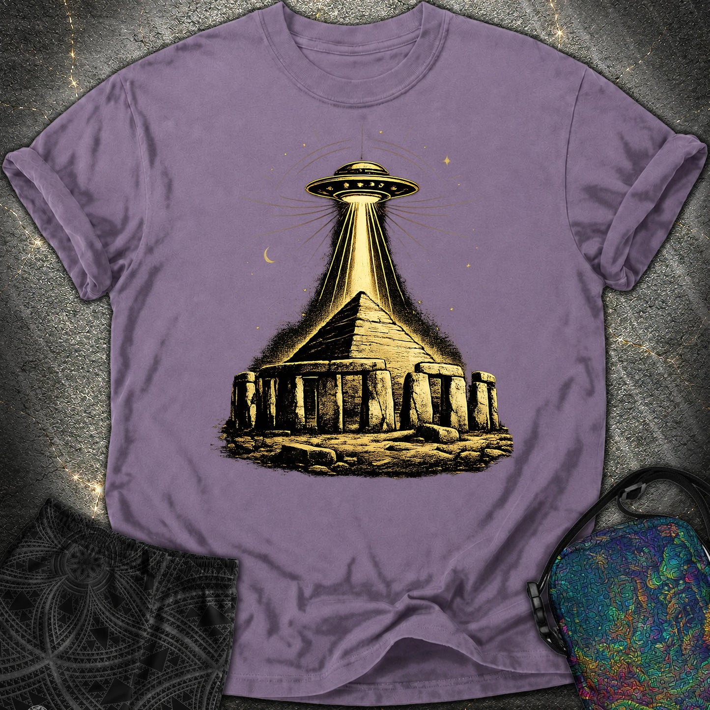 Piramida Gizy I Tajemniczy Pojazd - Piramida Gizy I Tajemniczy Pojazd Comfort T-Shirt - Grape