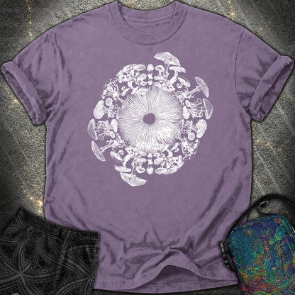 Mushroom Iris Comfort T-Shirt - Mushroom Iris Comfort T-Shirt - Grape