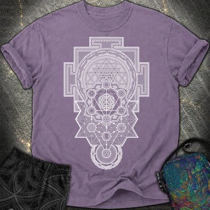 Sacred Geometry Encyclopedia - Sacred Geometry Encyclopedia Comfort T-Shirt - Grape