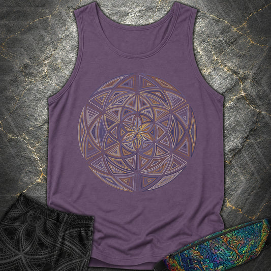 Seed Expansion Comfort Tank Top - Seed Expansion Comfort Tank Top - Grape