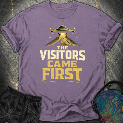 The Visitors Come First - The Visitors Come First Comfort T-Shirt - Grape