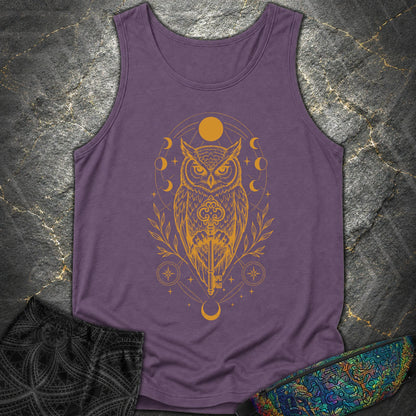 Owl Wisdom Key - Owl Wisdom Key Comfort Tank Top - Grape