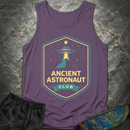 Ancient Astronaut Club - Ancient Astronaut Club Comfort Tank Top - Grape