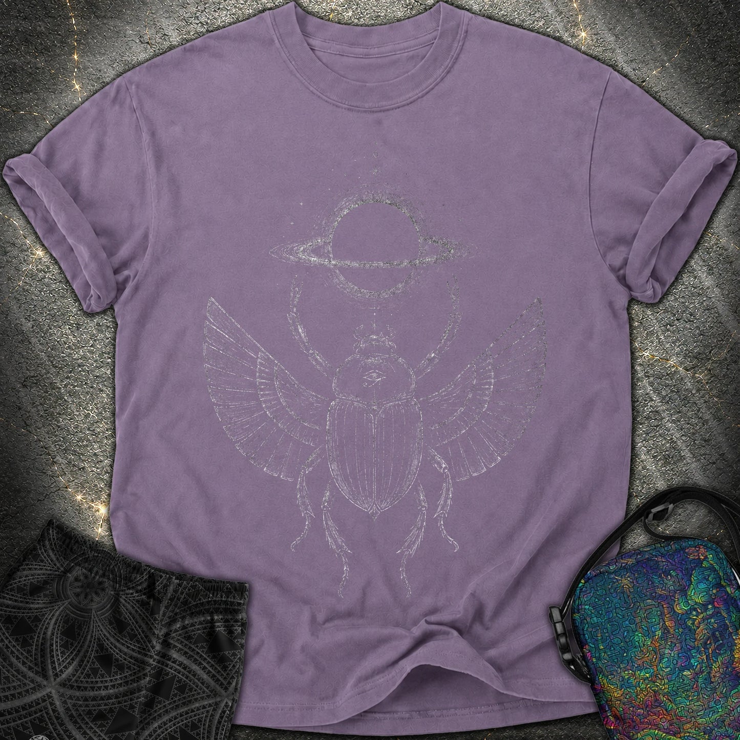 Void Scarab - Void Scarab Comfort T-Shirt - Grape