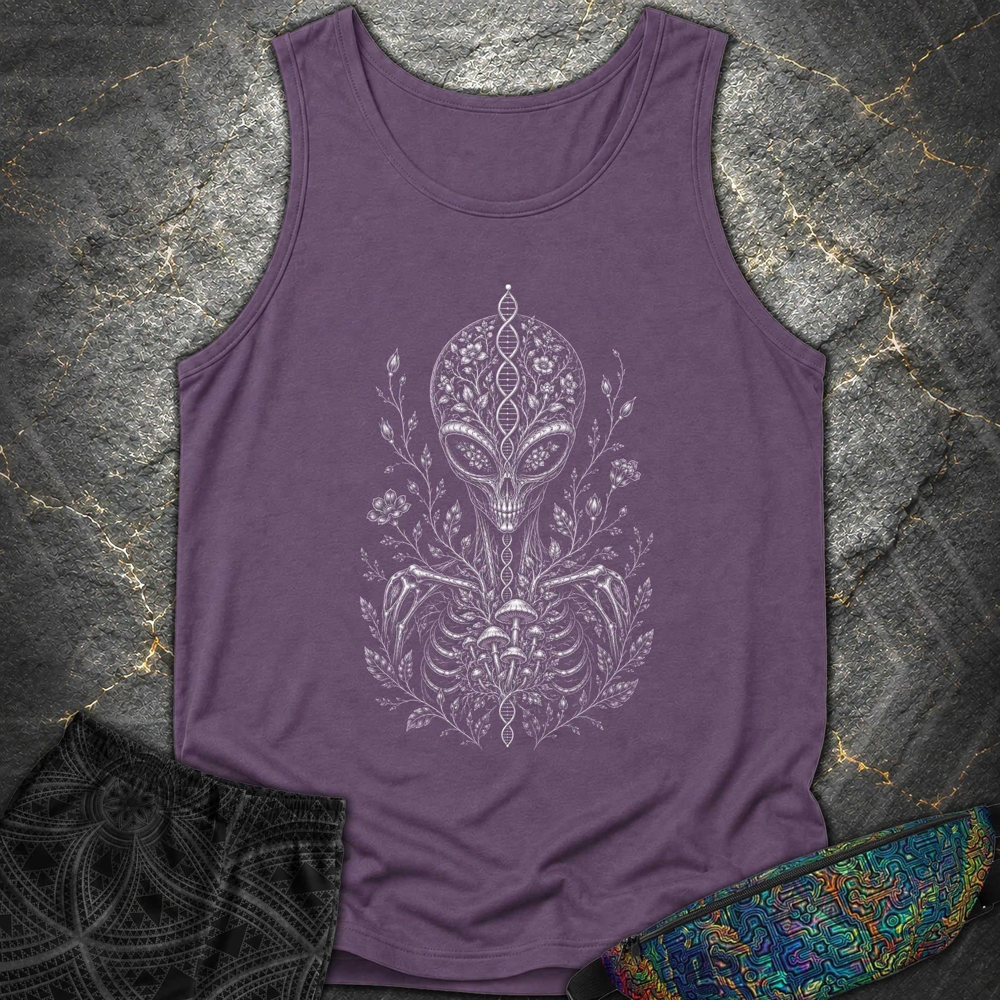 Intraterrestial - Intraterrestial Comfort Tank Top - Grape