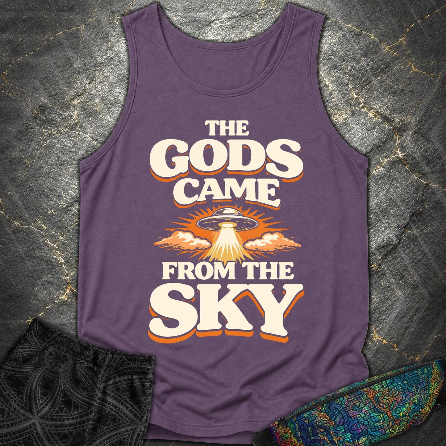 The Gods Came From Sky - The Gods Came From Sky Comfort Tank Top - Grape