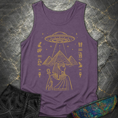 Pyramid Signal Over the Pharaoh - Pyramid Signal Over the Pharaoh Comfort Tank Top - Grape