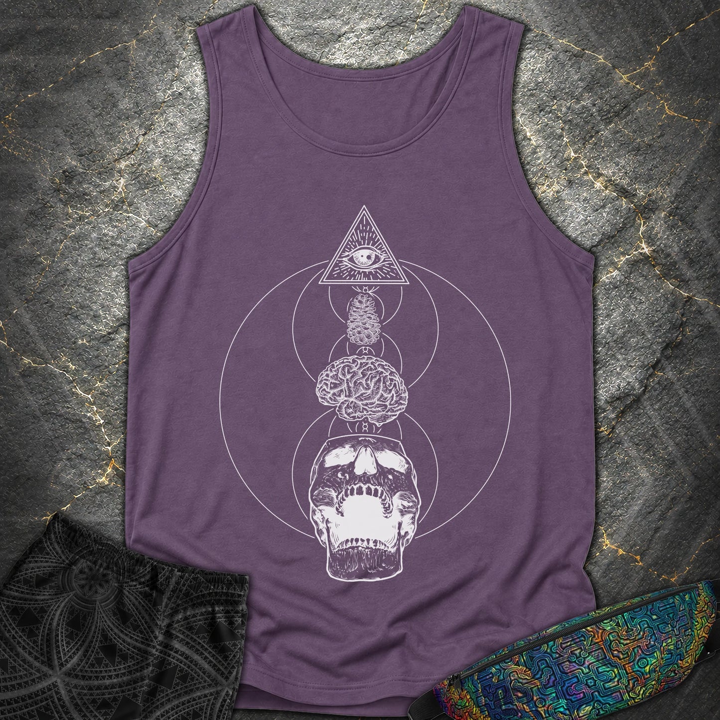 Tools Of The Trade T-Shirt - Tools Of The Trade Comfort Tank Top - Grape