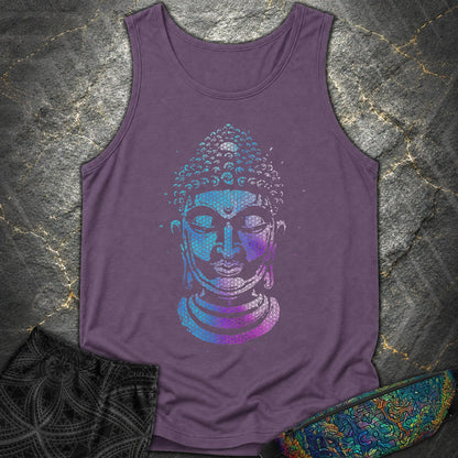 Buddha Flower Of Life Pattern Comfort Tank Top - Buddha Flower Of Life Pattern Comfort Tank Top - Grape