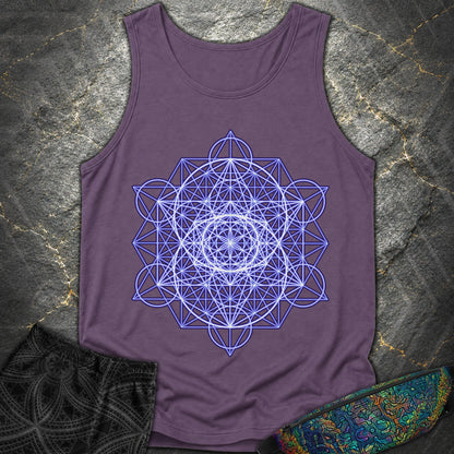 Vesica Eye Of The Universe - Vesica Eye Of The Universe Comfort Tank Top - Grape