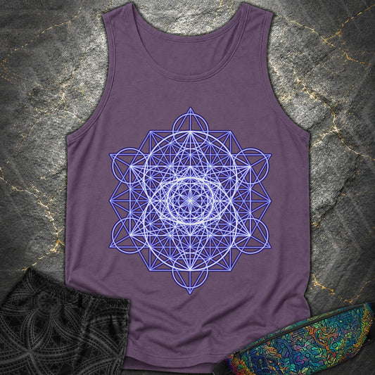 Vesica Eye Of The Universe - Vesica Eye Of The Universe Comfort Tank Top - Grape