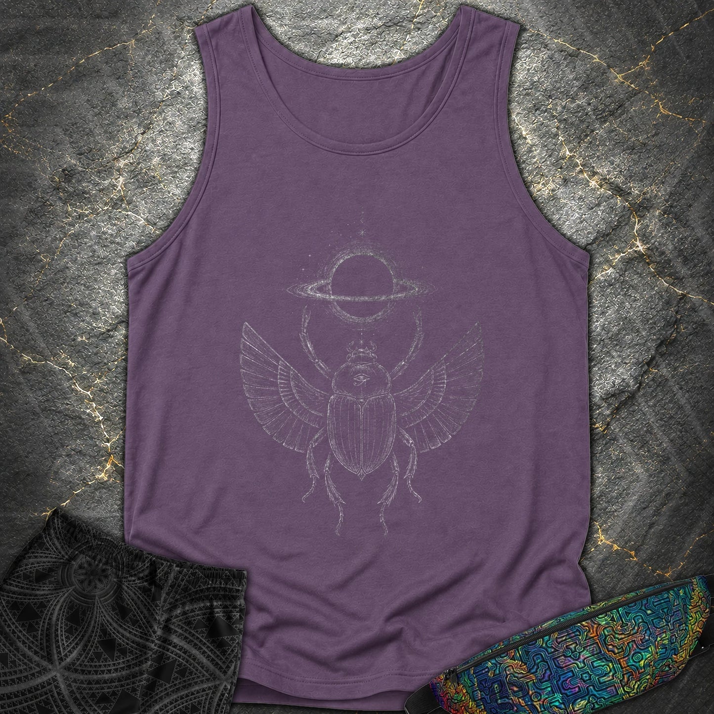Void Scarab - Void Scarab Comfort Tank Top - Grape