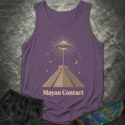 Piramida Majów I UFO 2 - Piramida Majów I UFO 2 Comfort Tank Top - Grape