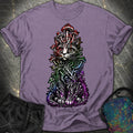Trippy Mushroom Cat Comfort T-Shirt