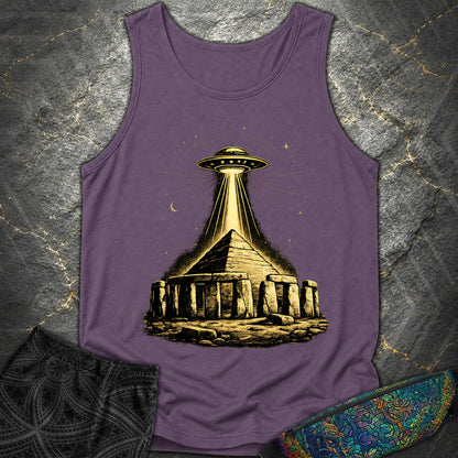 Piramida Gizy I Tajemniczy Pojazd - Piramida Gizy I Tajemniczy Pojazd Comfort Tank Top - Grape