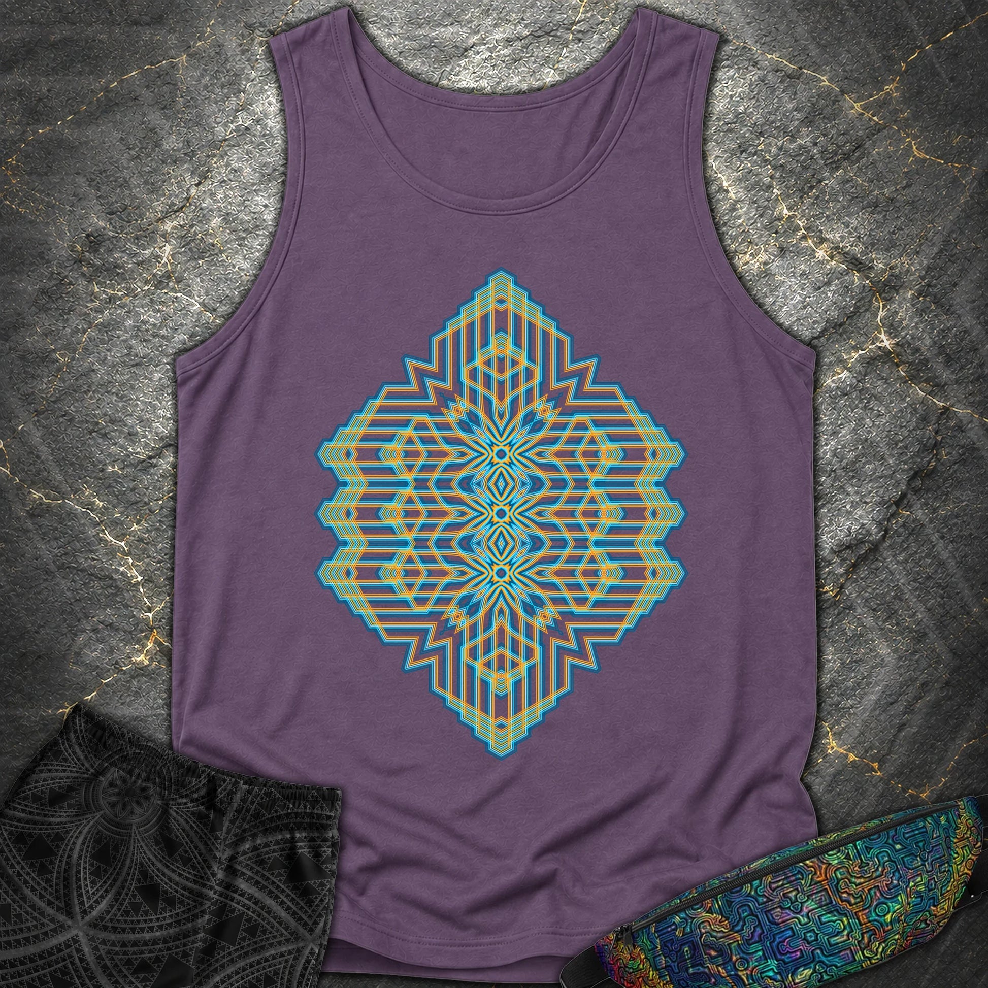 Triune Signal Temple - Triune Signal Temple Comfort Tank Top - Grape