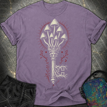The Mushroom Key - The Mushroom Key Comfort T-Shirt - Grape