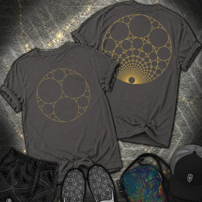 Apollonian Gasket 2 Sided T-Shirt - Apollonian Gasket 2 Sided Comfort T-Shirt - Graphite