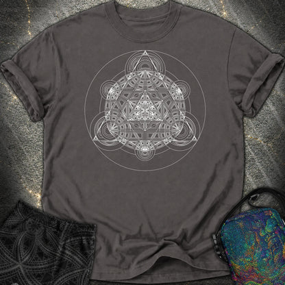 Sacred Mosaic Comfort T-Shirt - Sacred Mosaic Comfort T-Shirt - Graphite