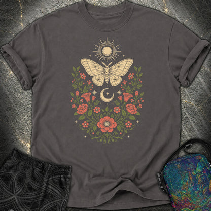 Sun Moon Moth - Sun Moon Moth Comfort T-Shirt - Graphite