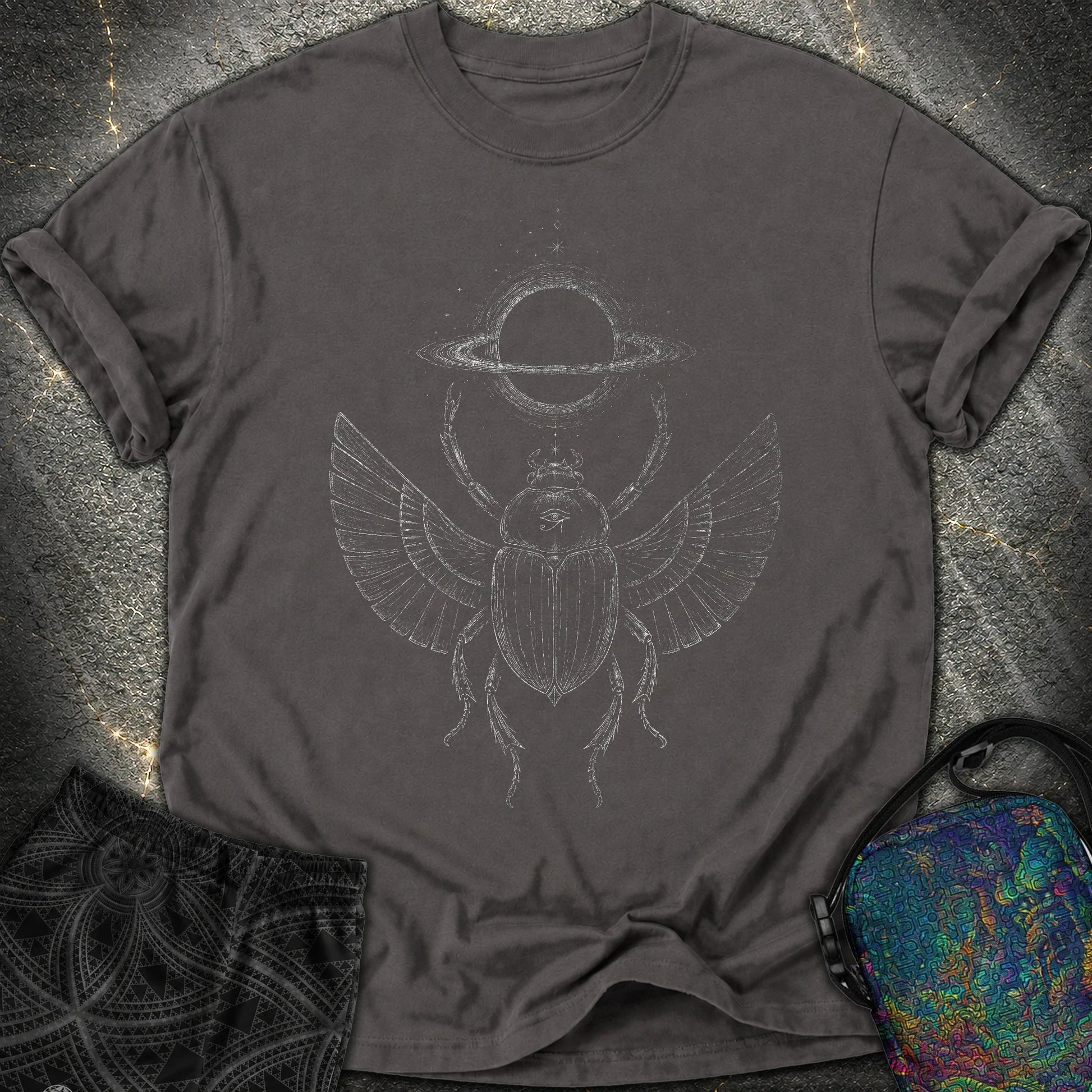 Void Scarab Comfort T-Shirt - Void Scarab Comfort T-Shirt - Graphite