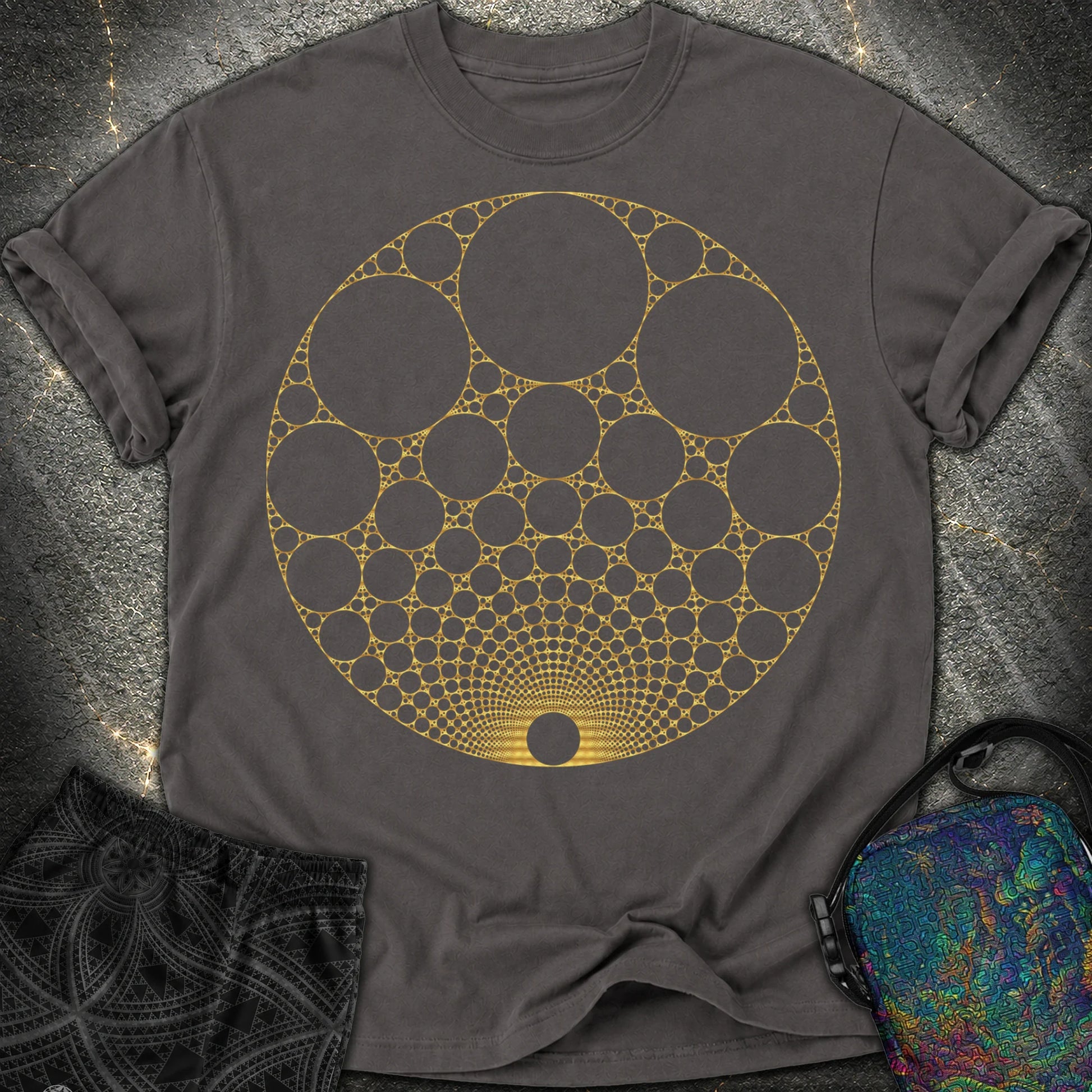 Apollonian Gasket T-Shirt - Apollonian Gasket Comfort T-Shirt - Graphite