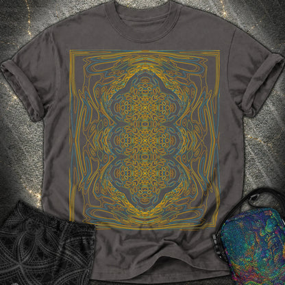 Kaleidoscopic Wave - Kaleidoscopic Wave Comfort T-Shirt - Graphite