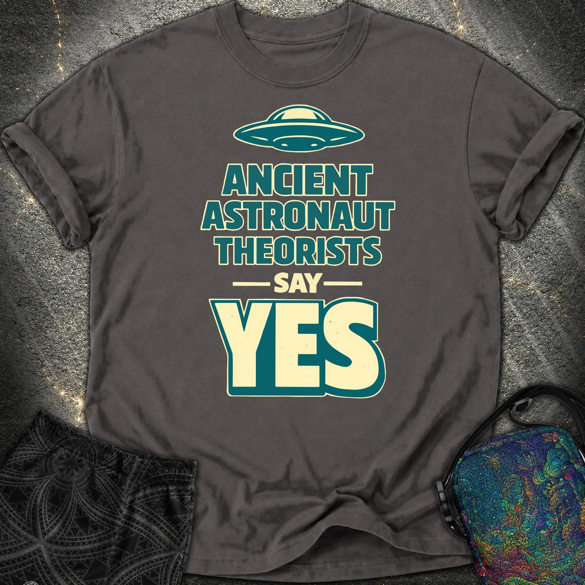 Ancient Teaorist Blue - Ancient Teaorist Blue Comfort T-Shirt - Graphite