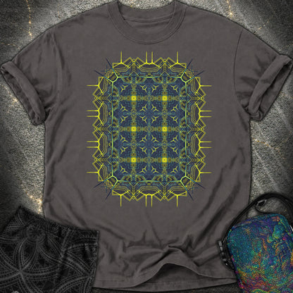 Electric Geometric Matrix - Electric Geometric Matrix Comfort T-Shirt - Graphite