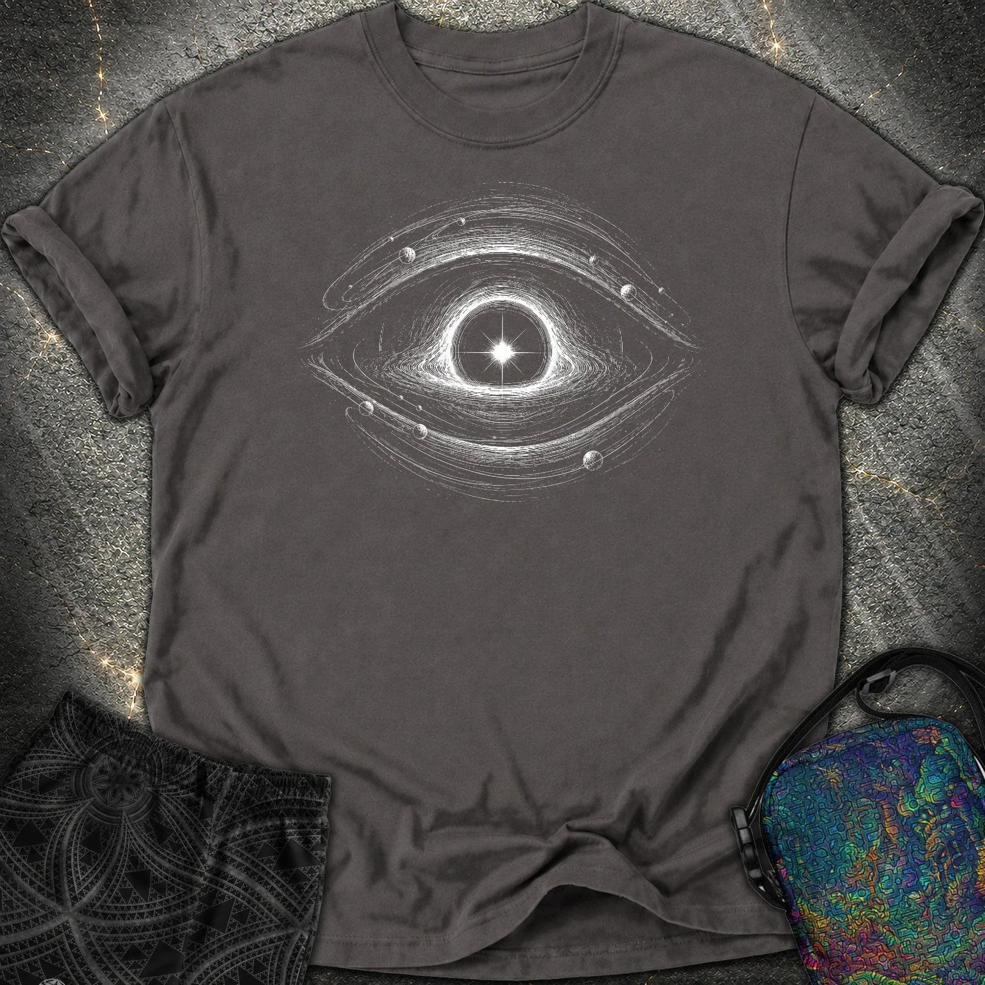 Eye Of The Void Comfort T-Shirt - Eye Of The Void Comfort T-Shirt - Graphite